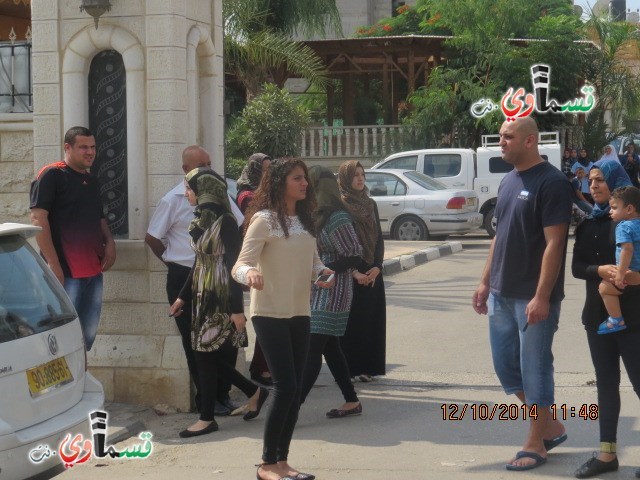 كفرقاسم : دموع الفرح وقطرات الغيث من السماء مع وصول الوفد الاخير لحجاجنا ساحة مسجد بلال بن رباح 